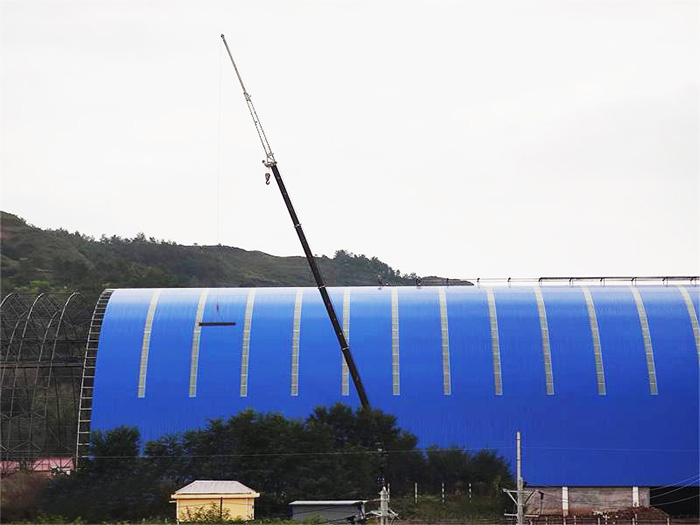 新民煤棚網(wǎng)架工程
